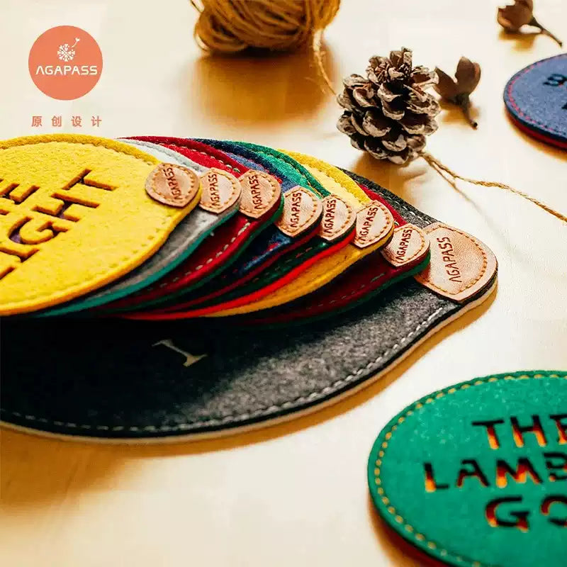 Agapass Felt Coaster Set