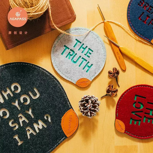 Agapass Felt Coaster Set
